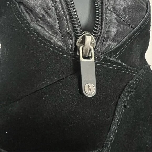 Lands' End Sophia Tall Winter Snow Boots Size 8.5 Faux Fur Suede Cold Weather - Picture 10 of 11